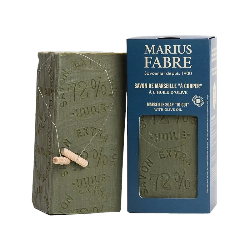 Savon de Marseille à l'huile d'olive vert "à couper"