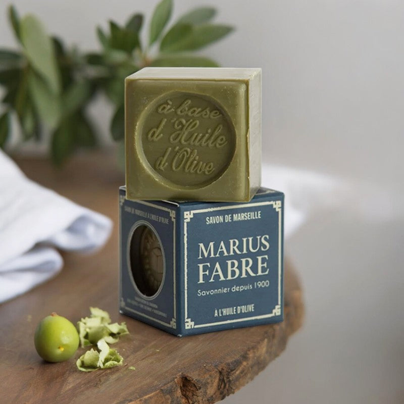 Savon de Marseille vert à l'huile d'olive