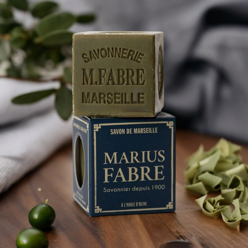 Savon de Marseille vert à l'huile d'olive
