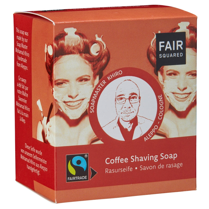 Fair Squared - Savon de rasage BIO café 2x80g