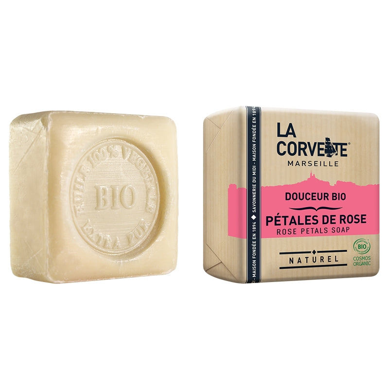 Savon douceur BIO pétales de rose