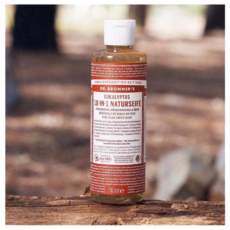 Dr. Bronner's - Savon liquide 18-en-1 BIO eucalyptus 240ml