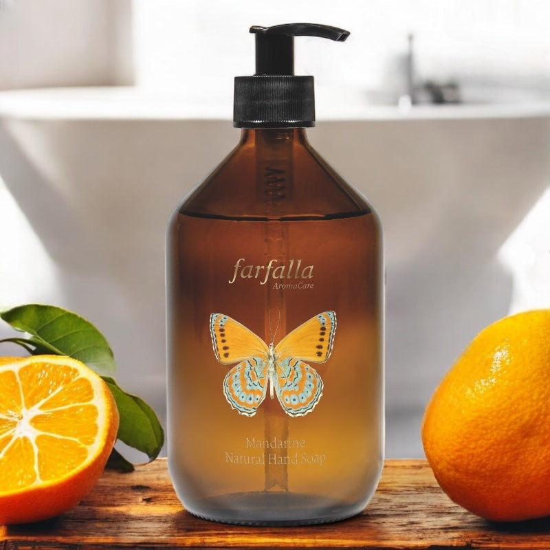 Farfalla - Savon liquide hydratant BIO mandarine 500ml