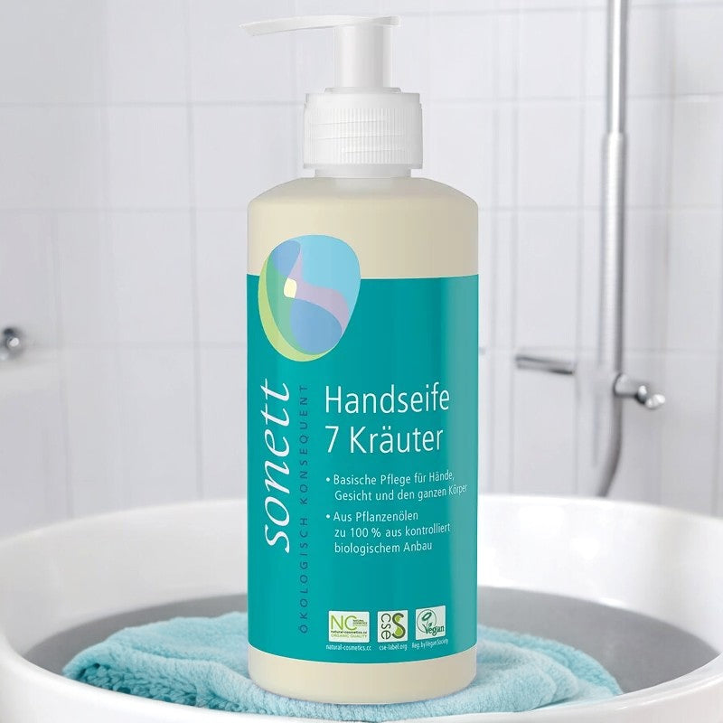 Flüssigseife für Hände, Gesicht & Körper 7 Pflanzen ECO - 300 ml