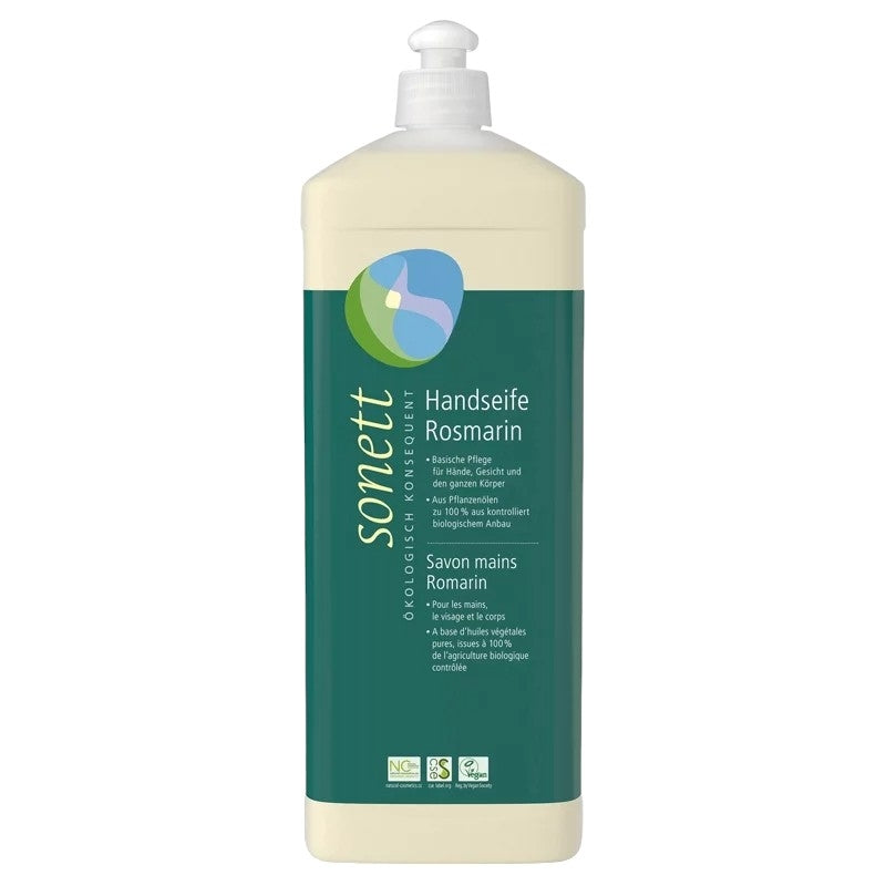 Savon liquide mains, visage & corps romarin ECO - 1l