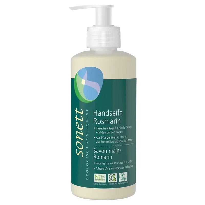 Flüssigseife für Hände, Gesicht & Körper Rosmarin ECO - 300 ml