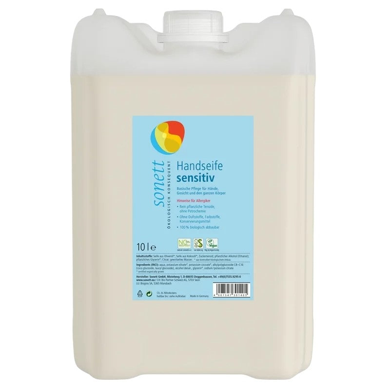 Savon liquide mains, visage & corps sensitif sans parfum ECO