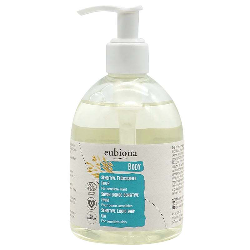 Eubiona - Savon liquide pour les mains sensitive BIO avoine 300ml