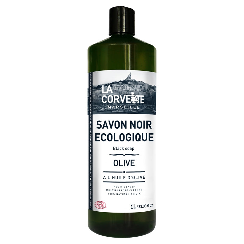 Savon noir liquide à l'huile d'olive