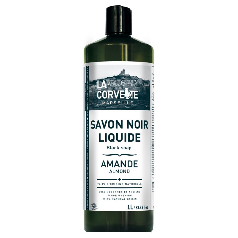 Flüssige Schwarze Seife Leinöl & Mandel