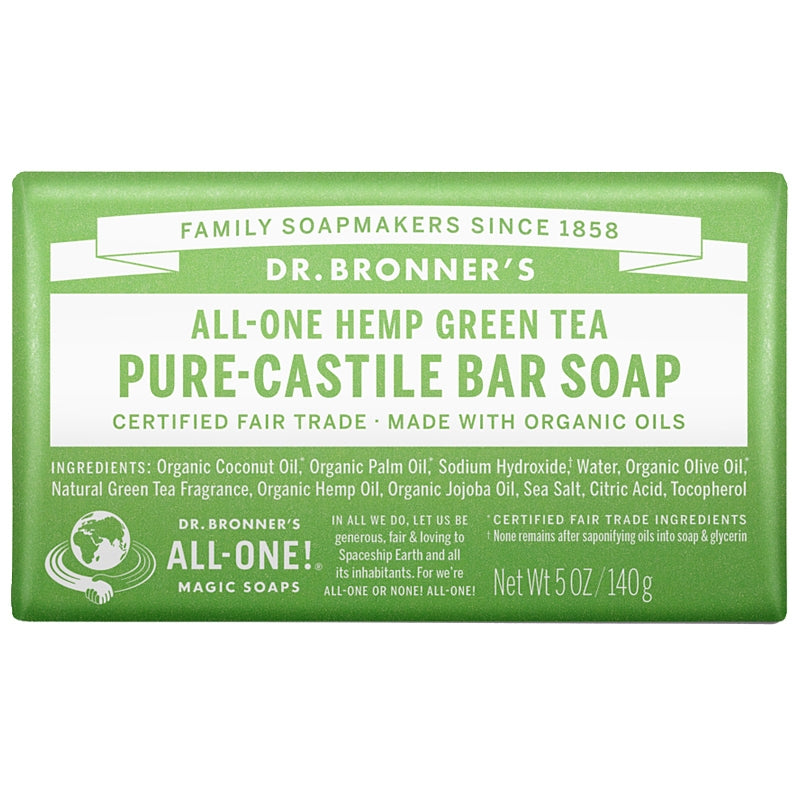 Dr. Bronner's - Savon pur BIO thé vert 140g