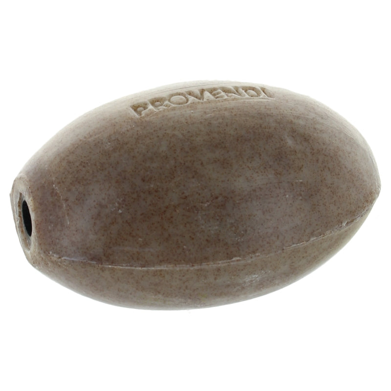 Savon rotatif marron glacé cèdre avec porte-savon chrome