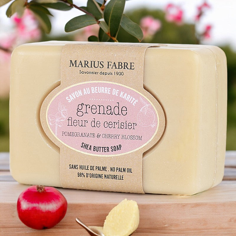 Seife Sheabutter, Kirschblüte & Granatapfel