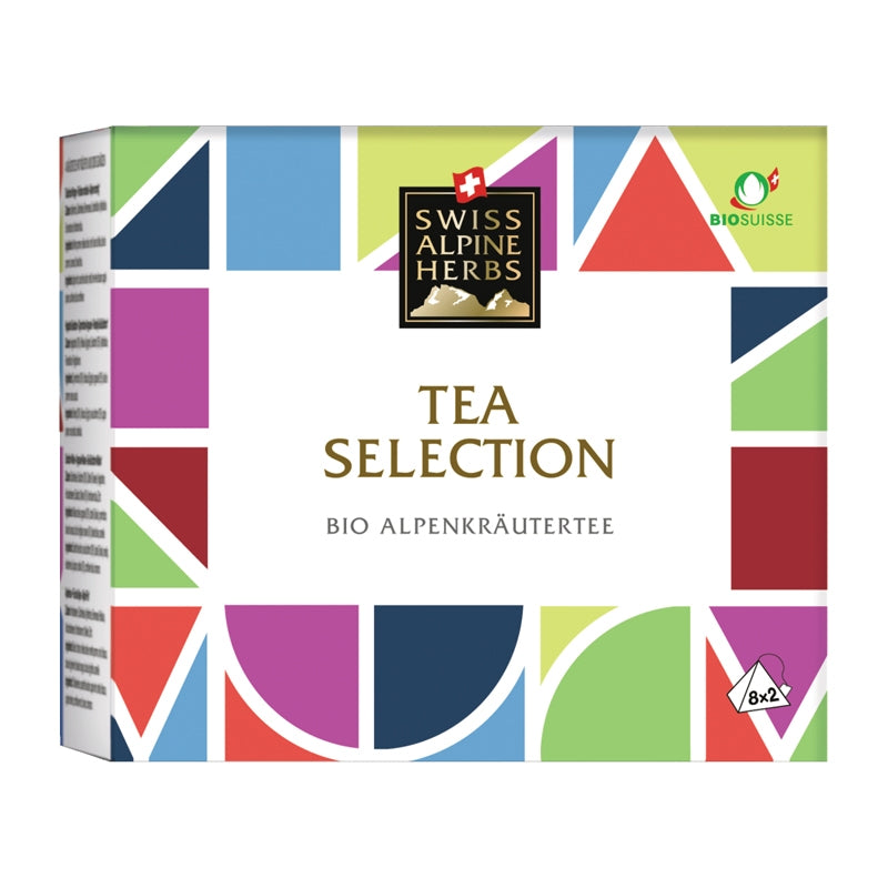 Sélection d'infusions herbes des Alpes BIO 16 sachets