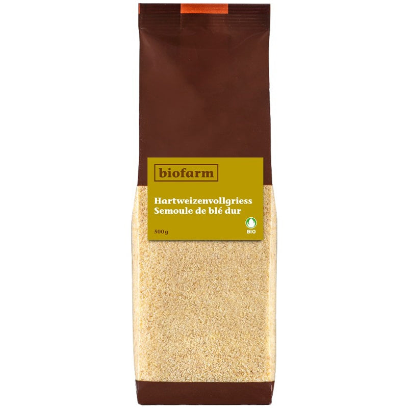 Biofarm - Semoule de blé dur BIO 500g