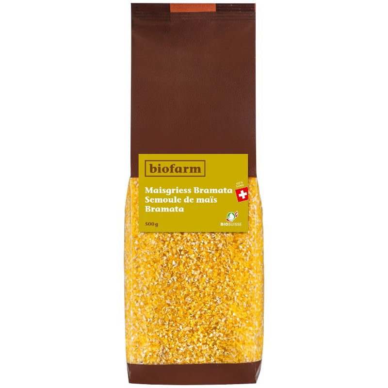 Biofarm - Semoule de maïs Bramata suisse BIO 500g