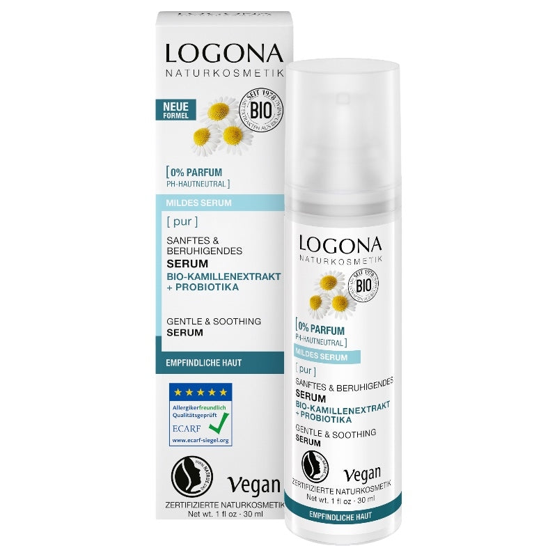 Sanftes und beruhigendes Serum mit Kamille und Probiotika BIO
