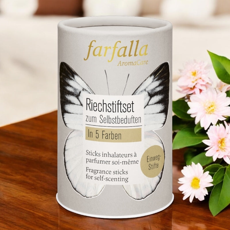 Farfalla - Set sticks inhalateurs de 5 couleurs