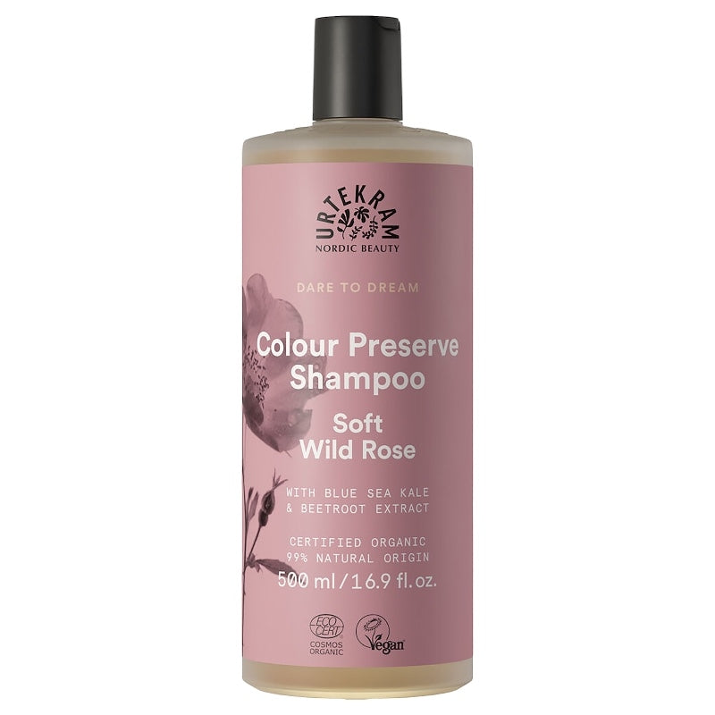 Shampoo für gefärbtes Haar mit Rose BIO