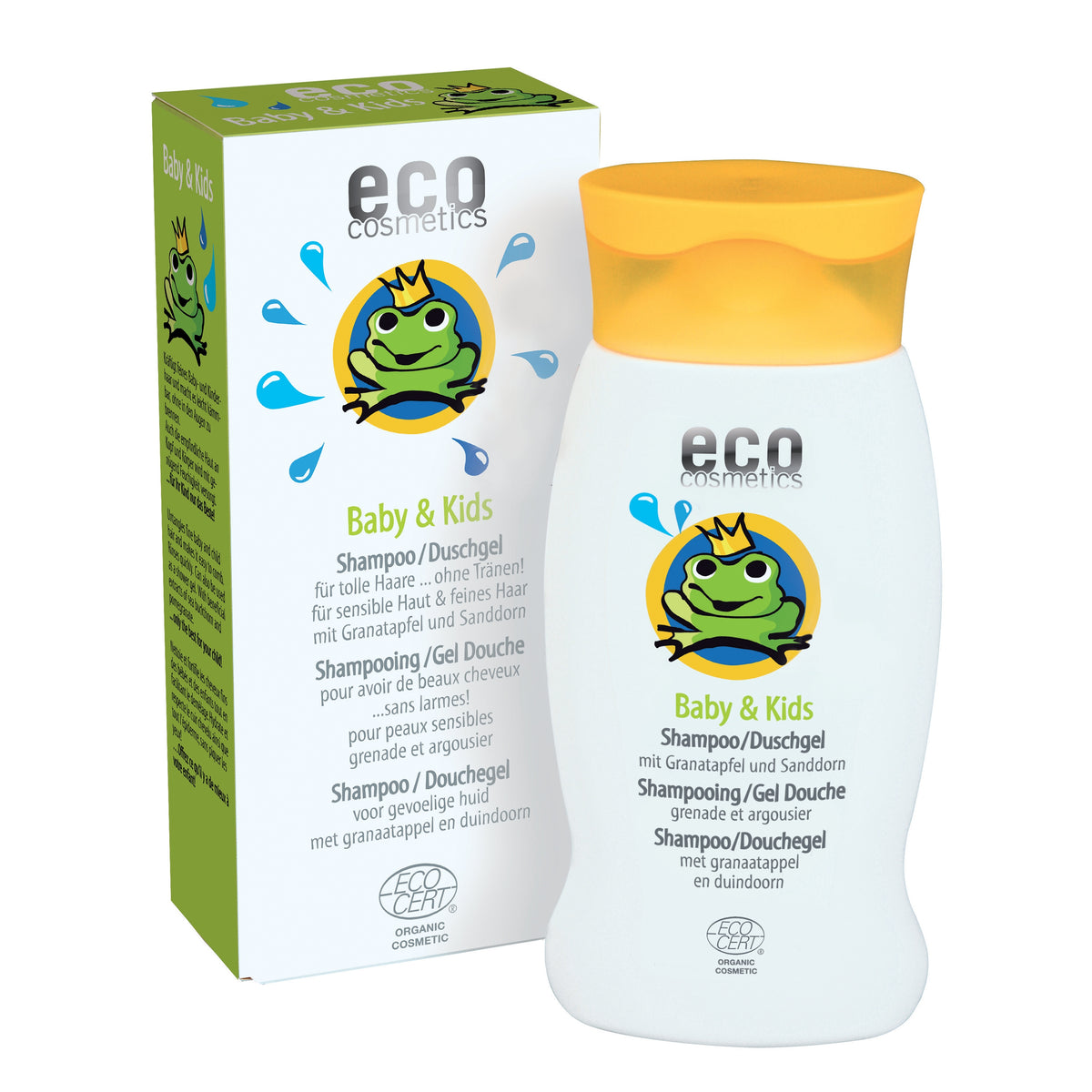 Eco Cosmetics - Baby & Kinder Shampoo & Duschgel Granatapfel BIO 200ml