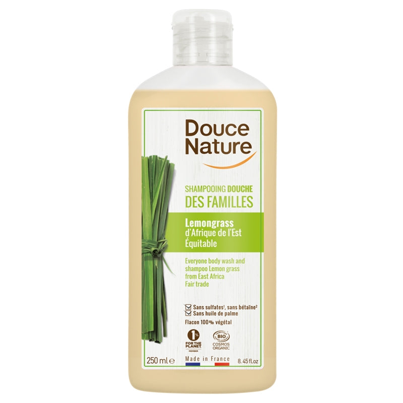 Douce Nature - Familien Duschgel & Shampoo Lemongrass BIO 250ml