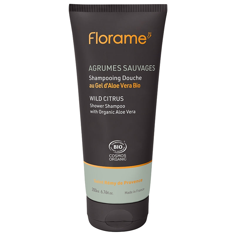 Florame - Duschgel & Shampoo für Männer wilde Zitrusfrüchte BIO 200ml