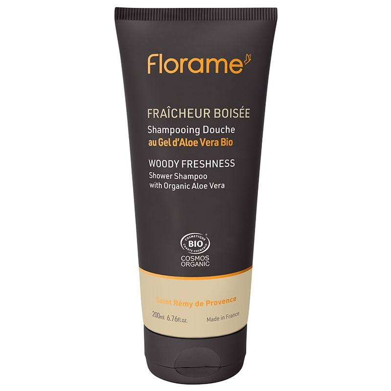 Florame - Duschgel & Shampoo für Männer mit holzig-frischer Note BIO 200ml
