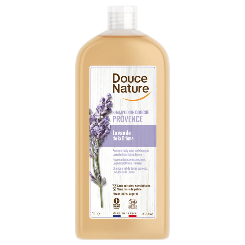Douce Nature - Duschgel & Shampoo Provence Lavendel BIO 1l