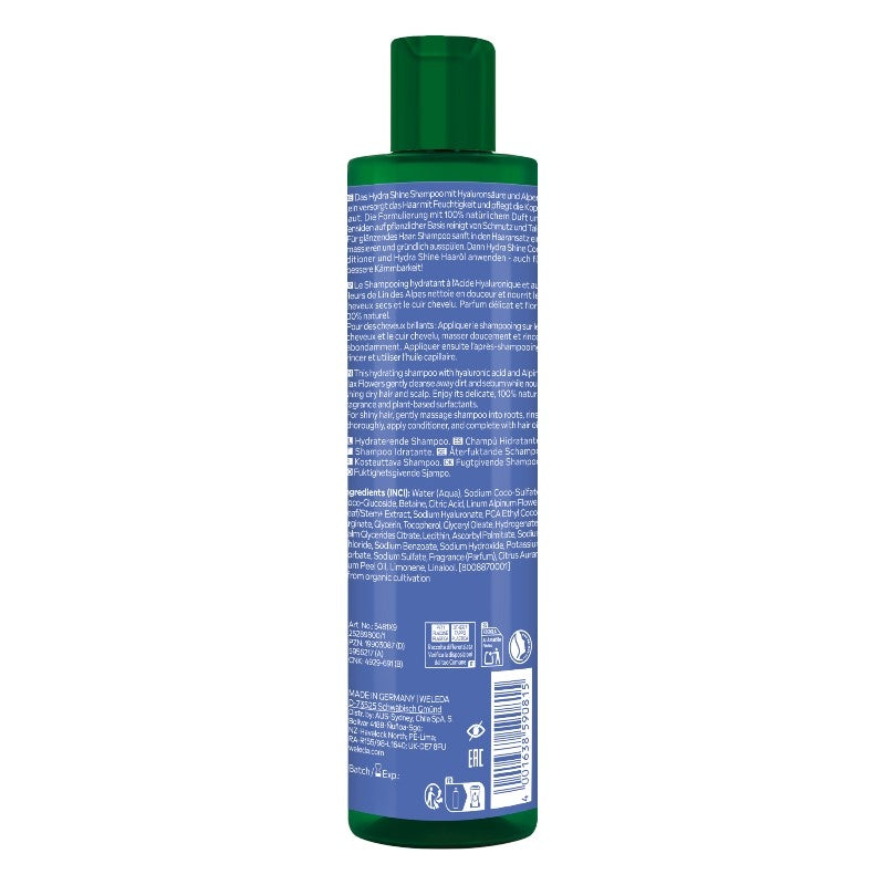 Shampooing hydratation fleurs de lin des Alpes BIO