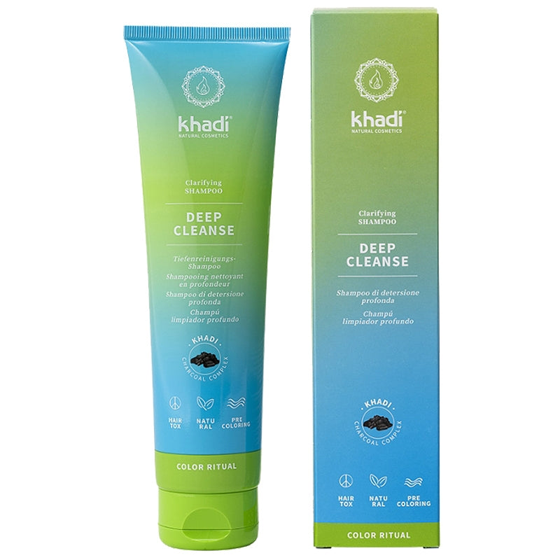 Khadi - Tiefenreinigendes Shampoo Aktivkohle BIO 150ml