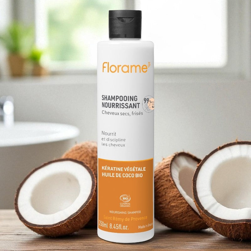 Florame - Nährendes Shampoo pflanzlichem Keratin & Kokos BIO 250ml