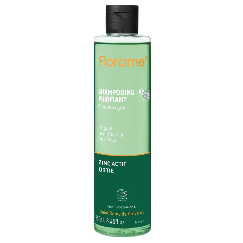 Florame - Reinigendes Shampoo Zink & Brennnessel BIO 250ml