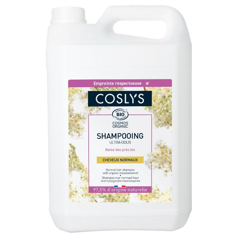 Coslys - Shampooing ultra-doux BIO reine des prés 5l