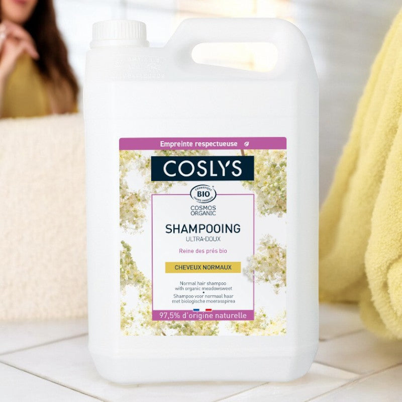 Coslys - Shampooing ultra-doux BIO reine des prés 5l