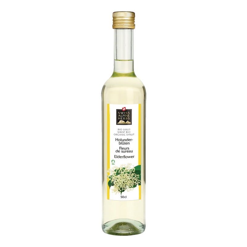 Bio-Holunderblütensirup - 500 ml - Schweizer Alpenkräuter