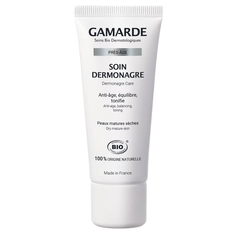 Gamarde - Soin dermonagre visage BIO - Anti-âge, équilibre, tonifie - peaux matures sèches - 40g