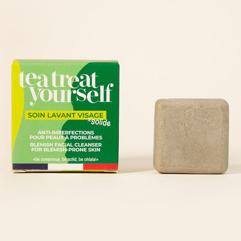 Soin lavant visage anti-imperfections solide tea tree