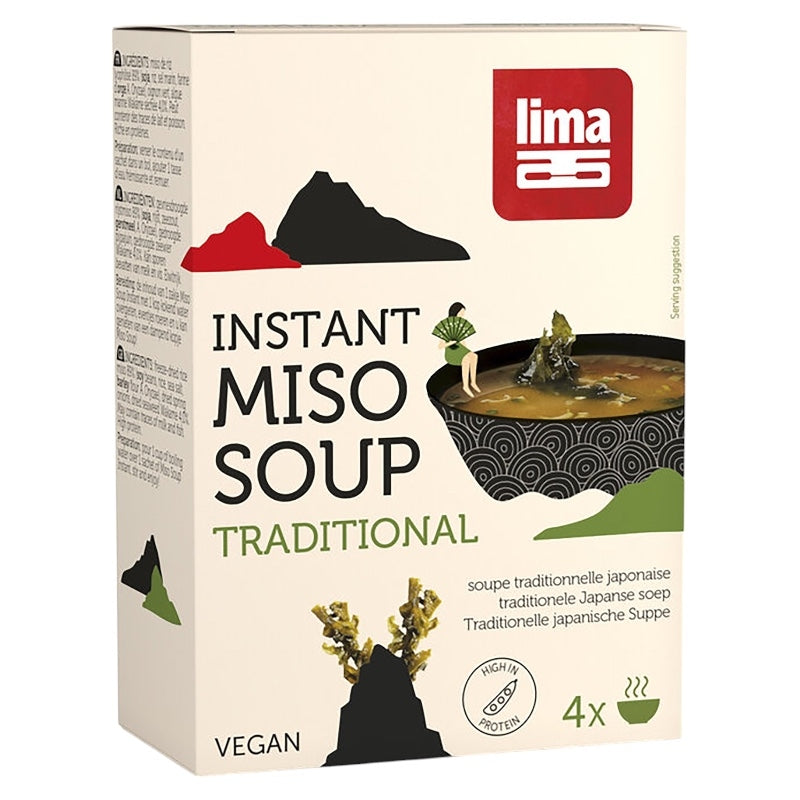 Soupe traditionnelle japonnaise au miso & algues BIO