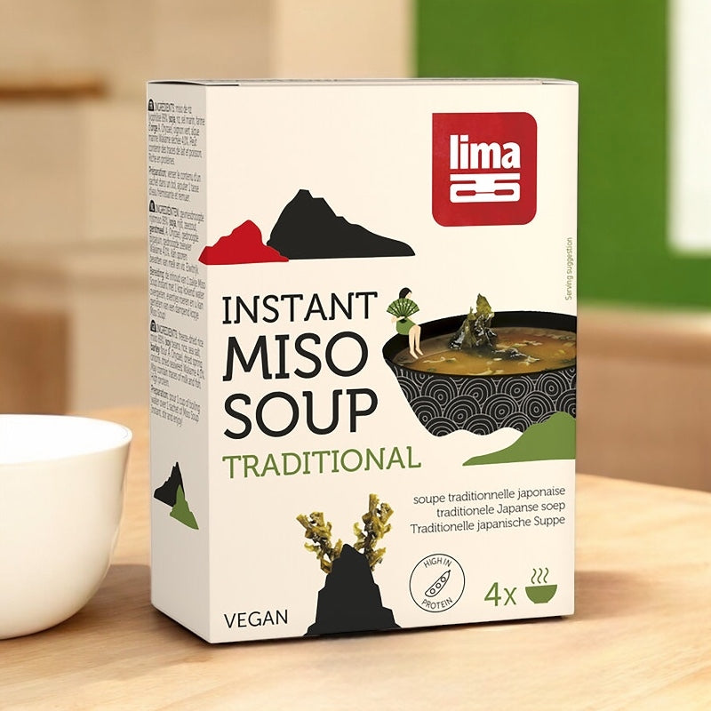 Soupe traditionnelle japonnaise au miso & algues BIO