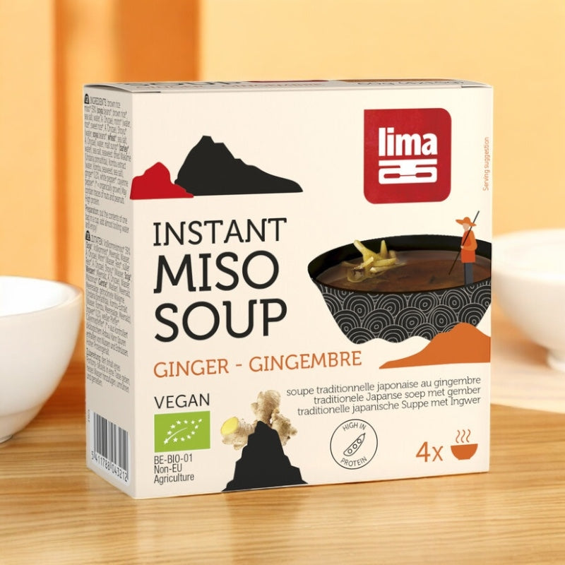 Soupe traditionnelle japonnaise au miso & gingembre BIO