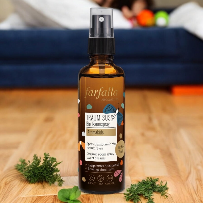 Farfalla - Spray ambiant Beaux rêves BIO vanille Aromakids 75ml