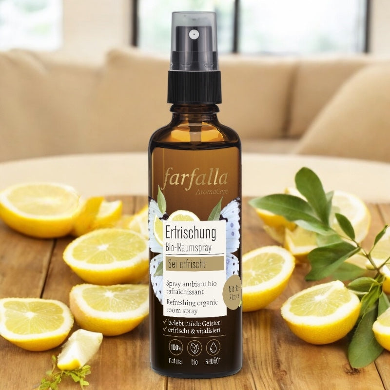 Farfalla - Spray ambiant Rafraîchissant BIO citron 75ml