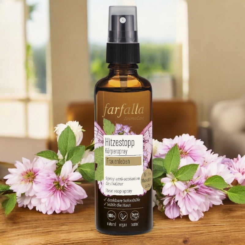 Farfalla - Spray gegen Hitzewallungen Muskatellersalbei BIO 75ml