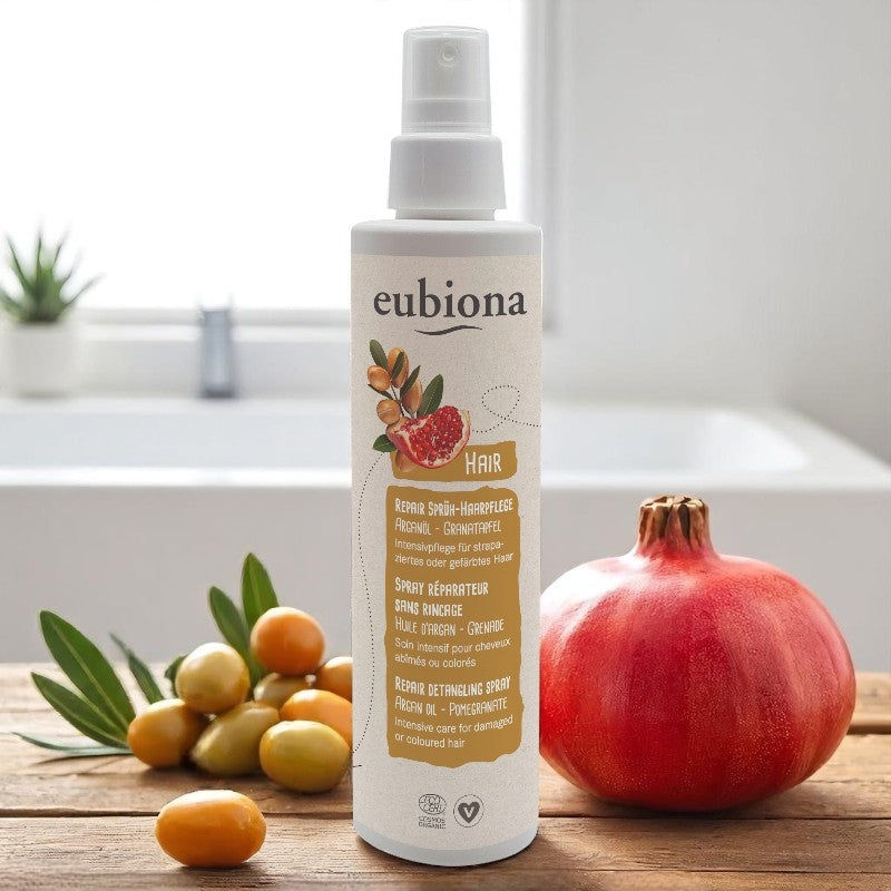 Eubiona - Reparierendes Leave-in-Spray Arganöl & Granatapfel BIO 200ml