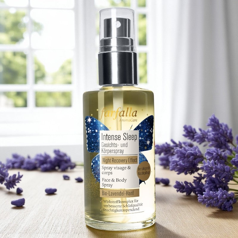Farfalla - Gesichts- & Körperspray Intensiver Schlaf Lavendel BIO 60ml