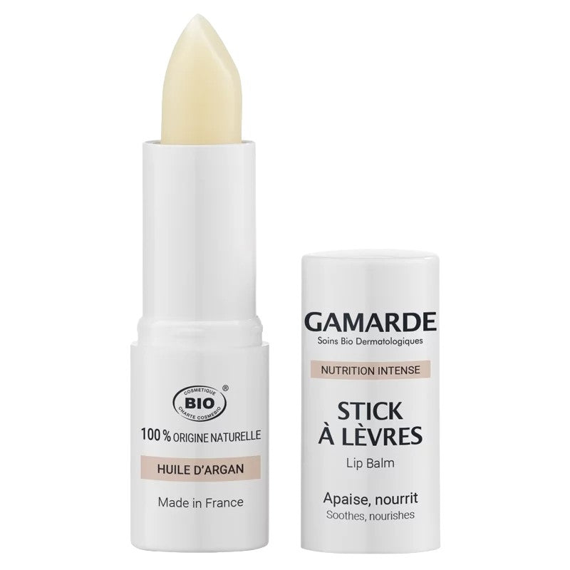 Gamarde - Stick à lèvres BIO - apaise & nourrit - argan - 3,8g
