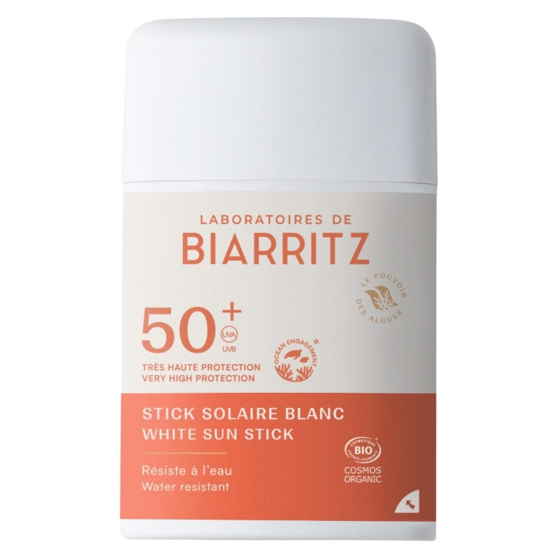 Stick solaire blanc BIO IP 50+
