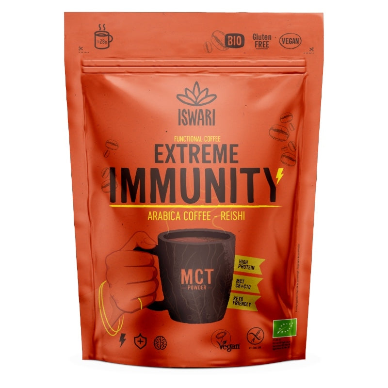 Iswari - Super café immunité extrême arabica & reishi BIO 125g