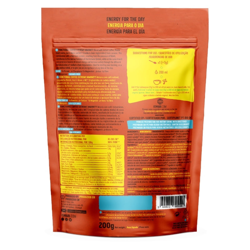 Iswari - Superkaffee für ein starkes Immunsystem, Bio-Arabica & Reishi - 125g 125g