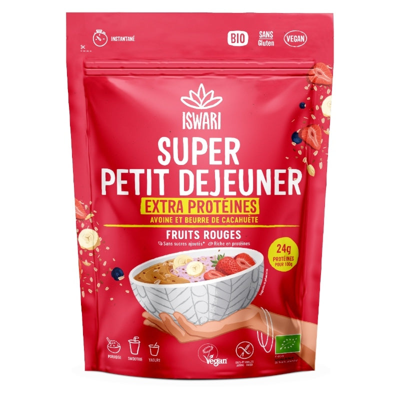 Iswari - Superfrühstück mit extra Protein: Bio-rote Beeren - 360g 360g